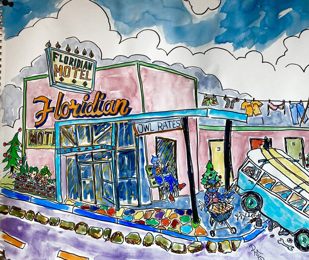 The Floridian (Watercolor Sketch)